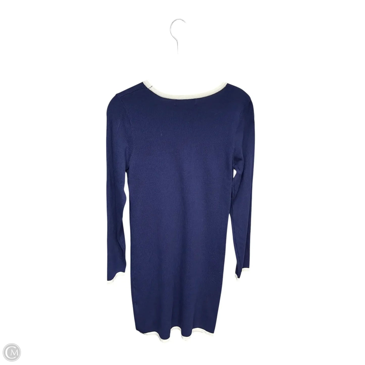 Dress Work By Zesica In Blue & White, Size: S