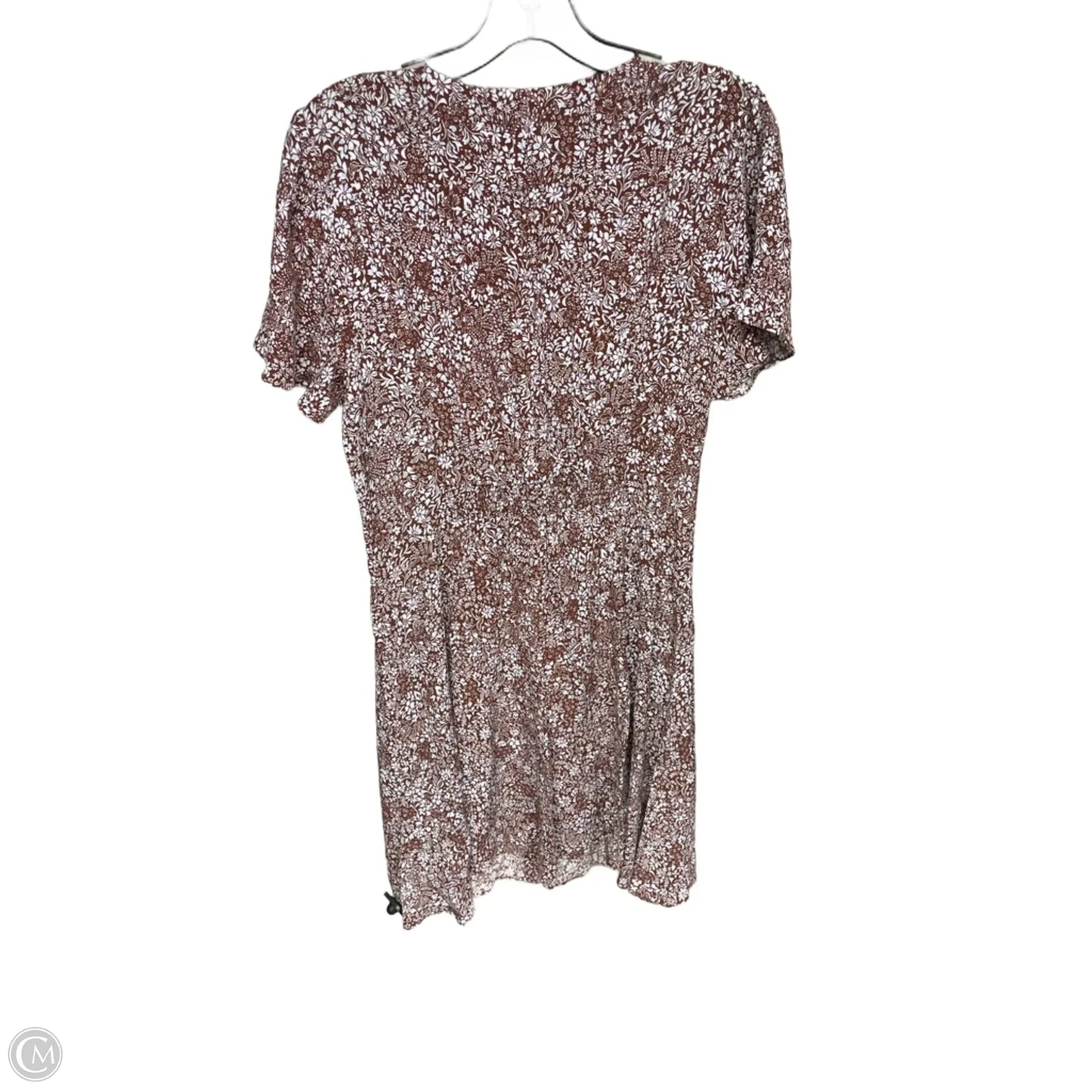Dress Casual Midi By Madewell In Brown, Size: 10