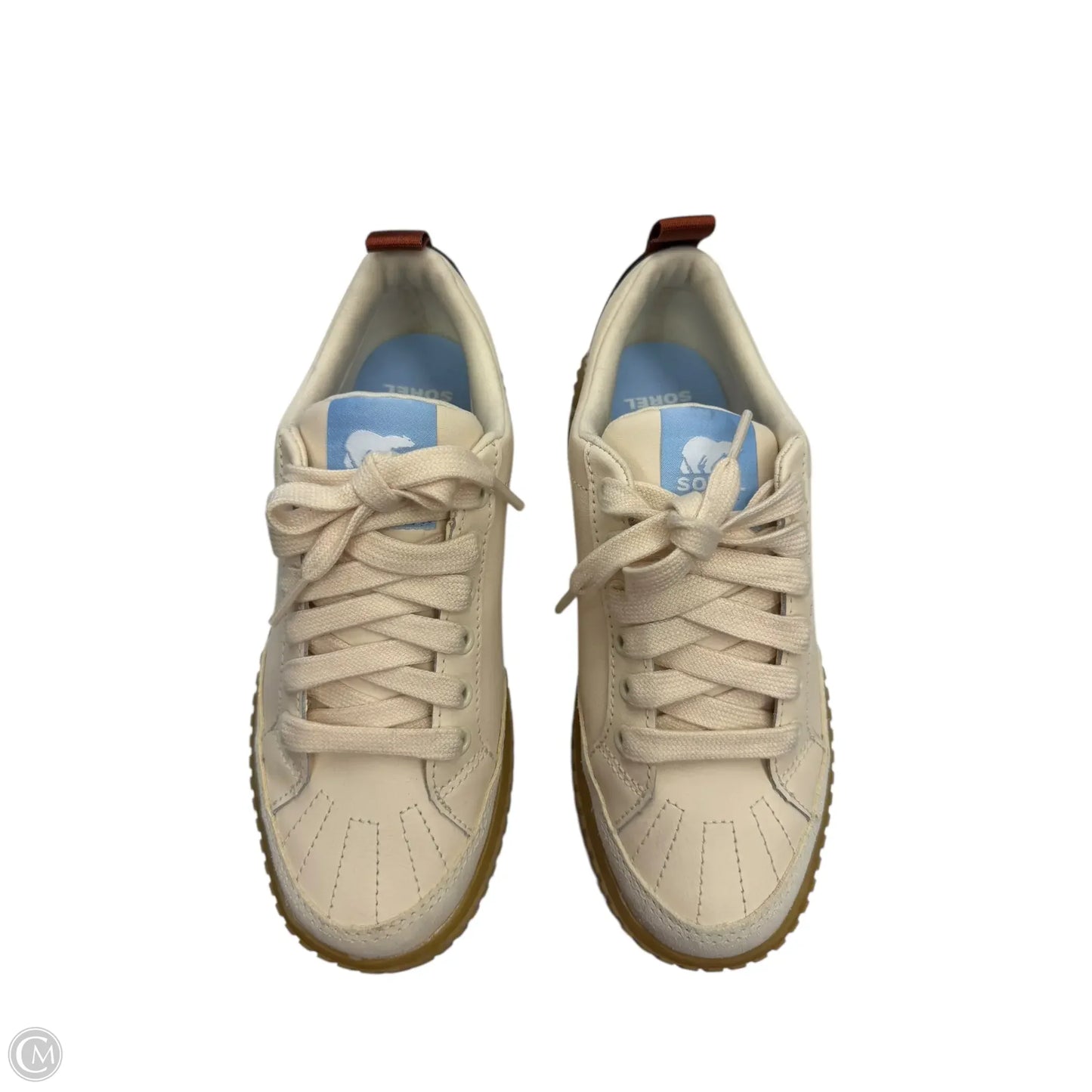 Shoes Sneakers By Sorel In Cream & Orange, Size: 7.5