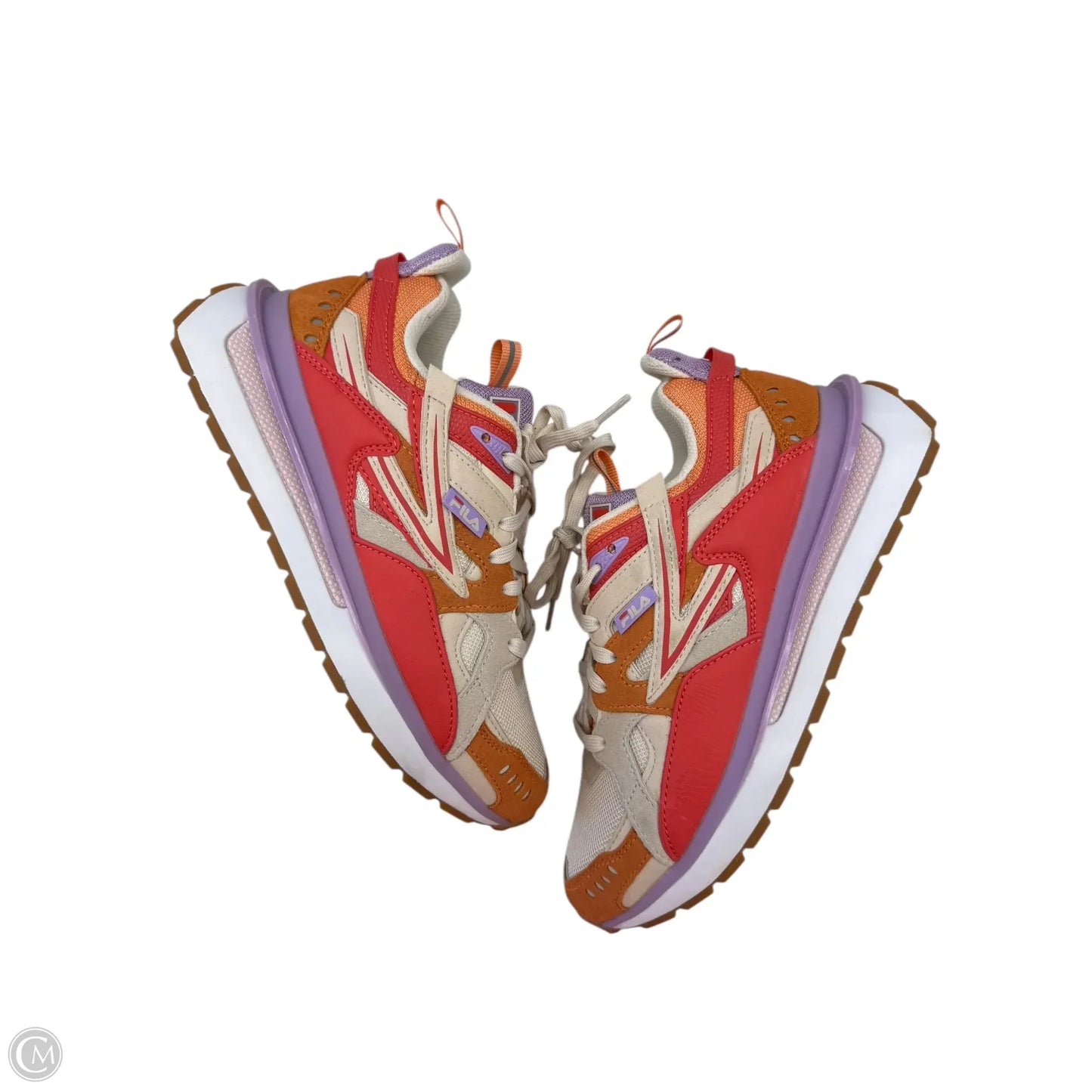 Shoes Sneakers By Fila In Pink & Purple, Size: 8.5