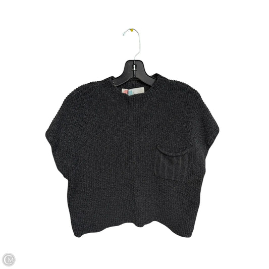 Top Short Sleeve By Free People In Black, Size: L