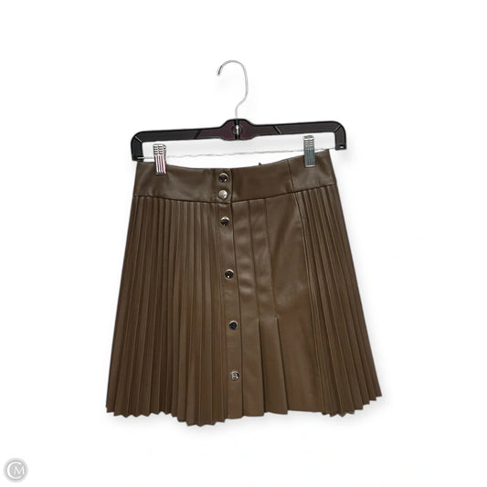 Skirt Mini & Short By Zara In Brown, Size: Xs