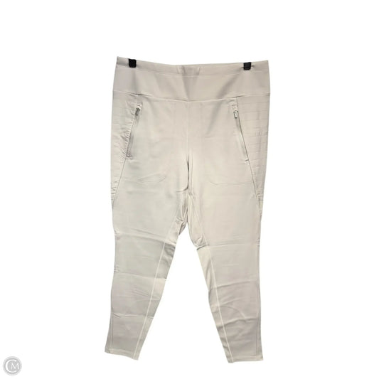 Athletic Leggings By Athleta In Grey, Size: L