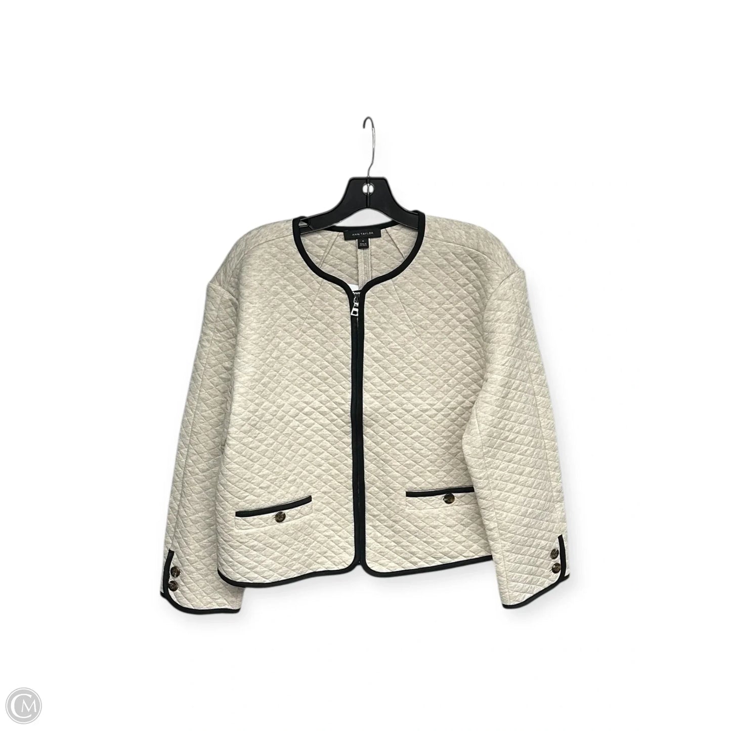 Jacket Other By Ann Taylor In Cream, Size: M