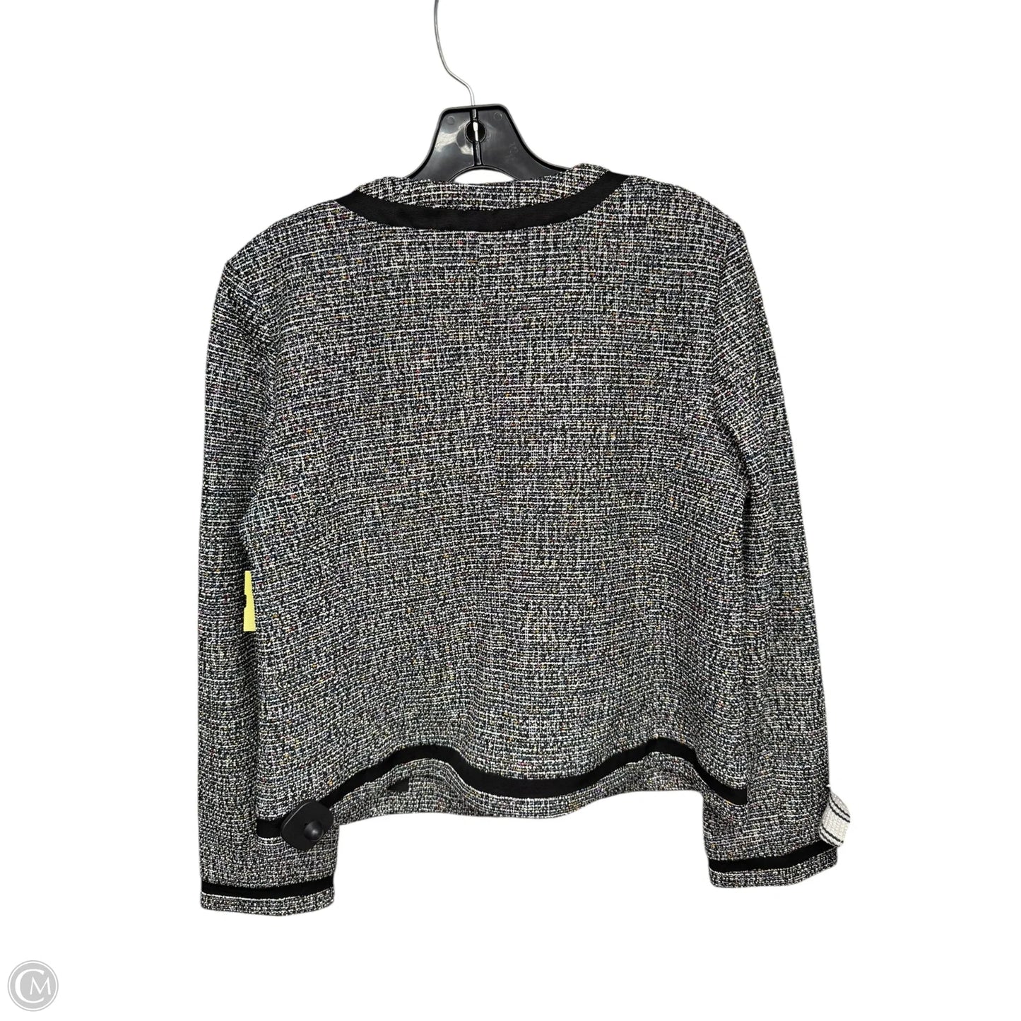 Blazer By Ann Taylor In Black & Cream, Size: 10