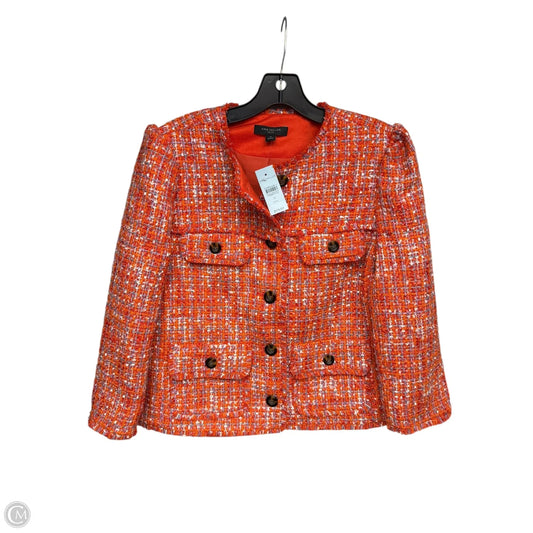 Blazer By Ann Taylor In Orange, Size: 12