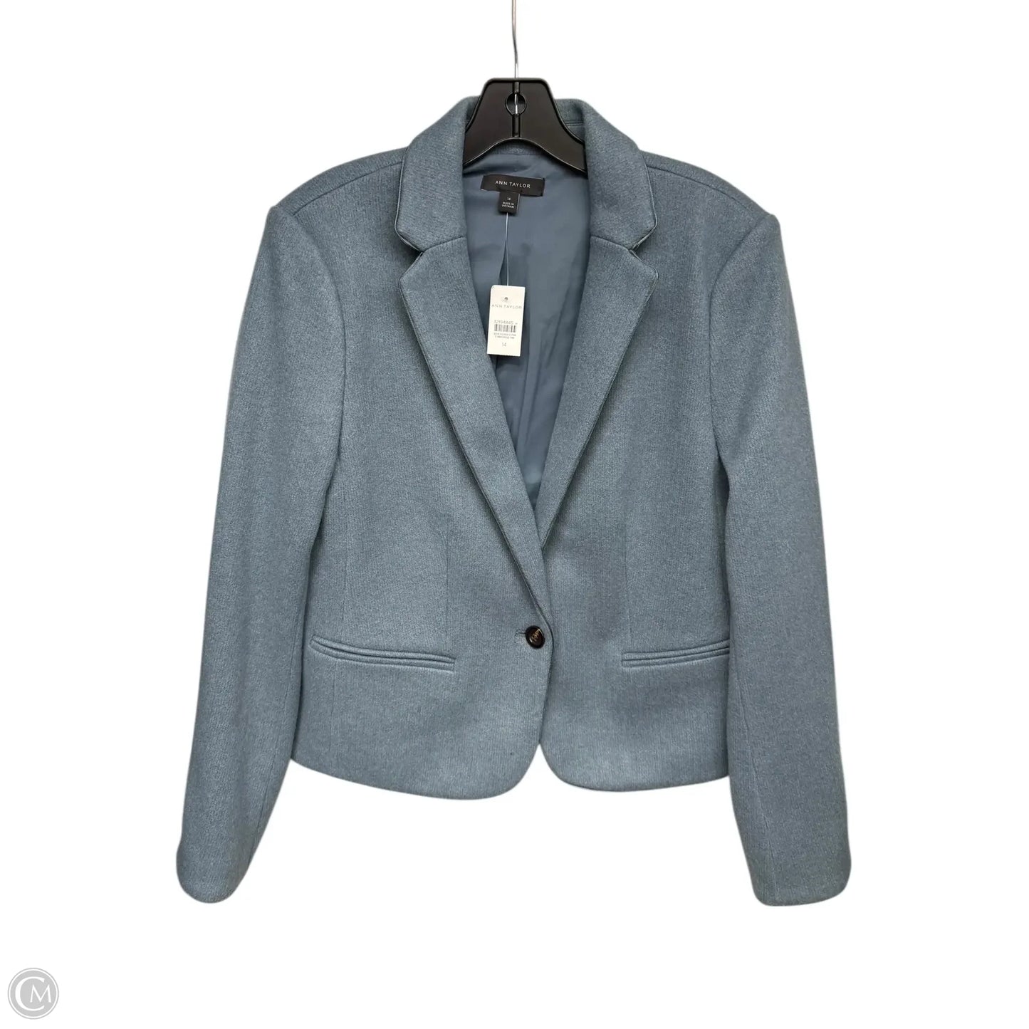 Blazer By Ann Taylor In Blue, Size: 14