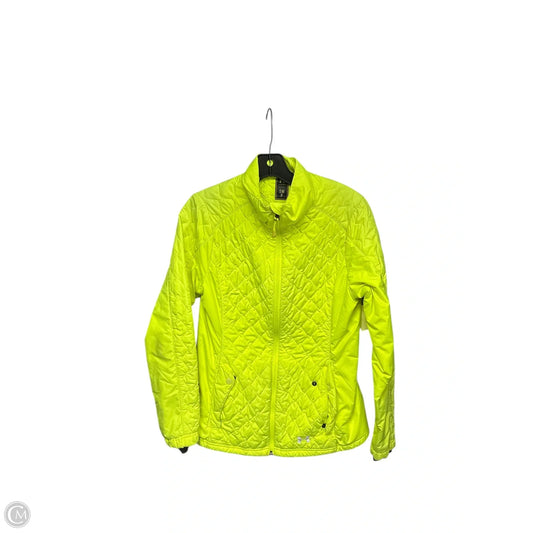Athletic Jacket By Under Armour In Yellow, Size: S