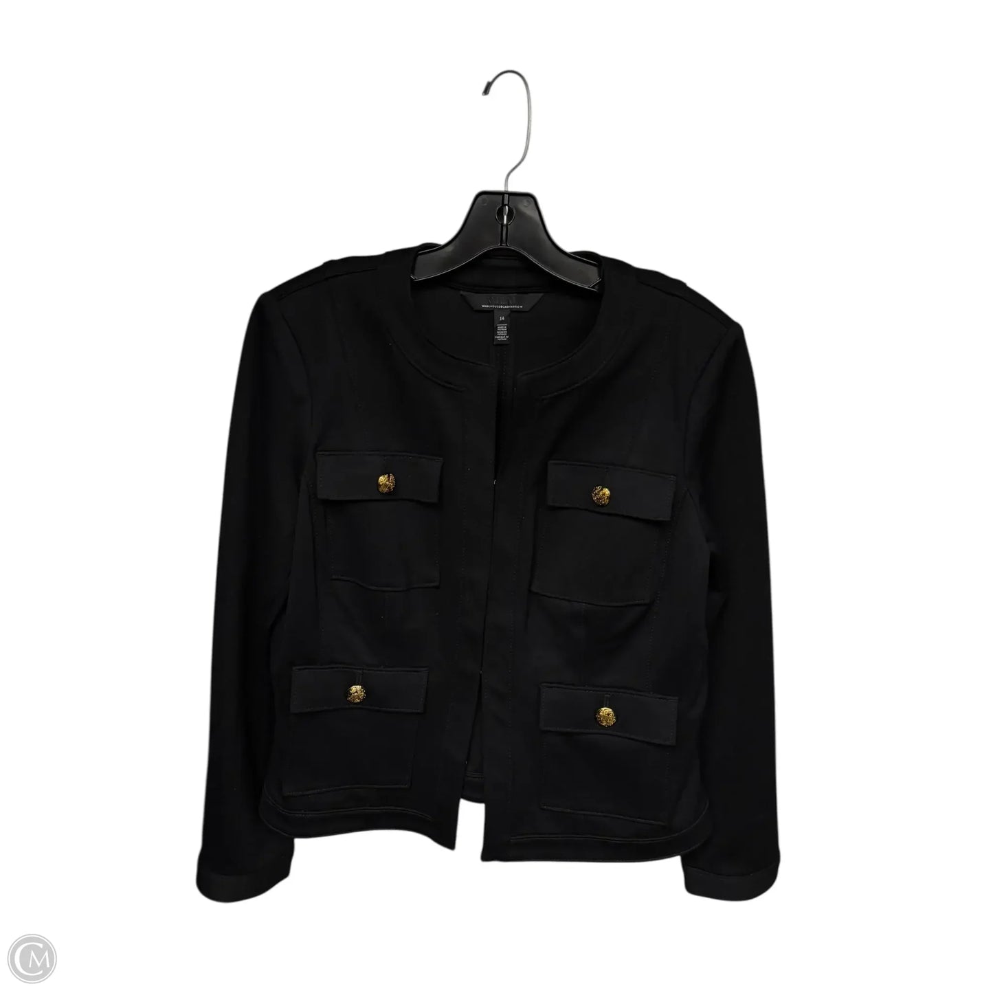 Jacket Other By White House Black Market In Black & Gold, Size: 14