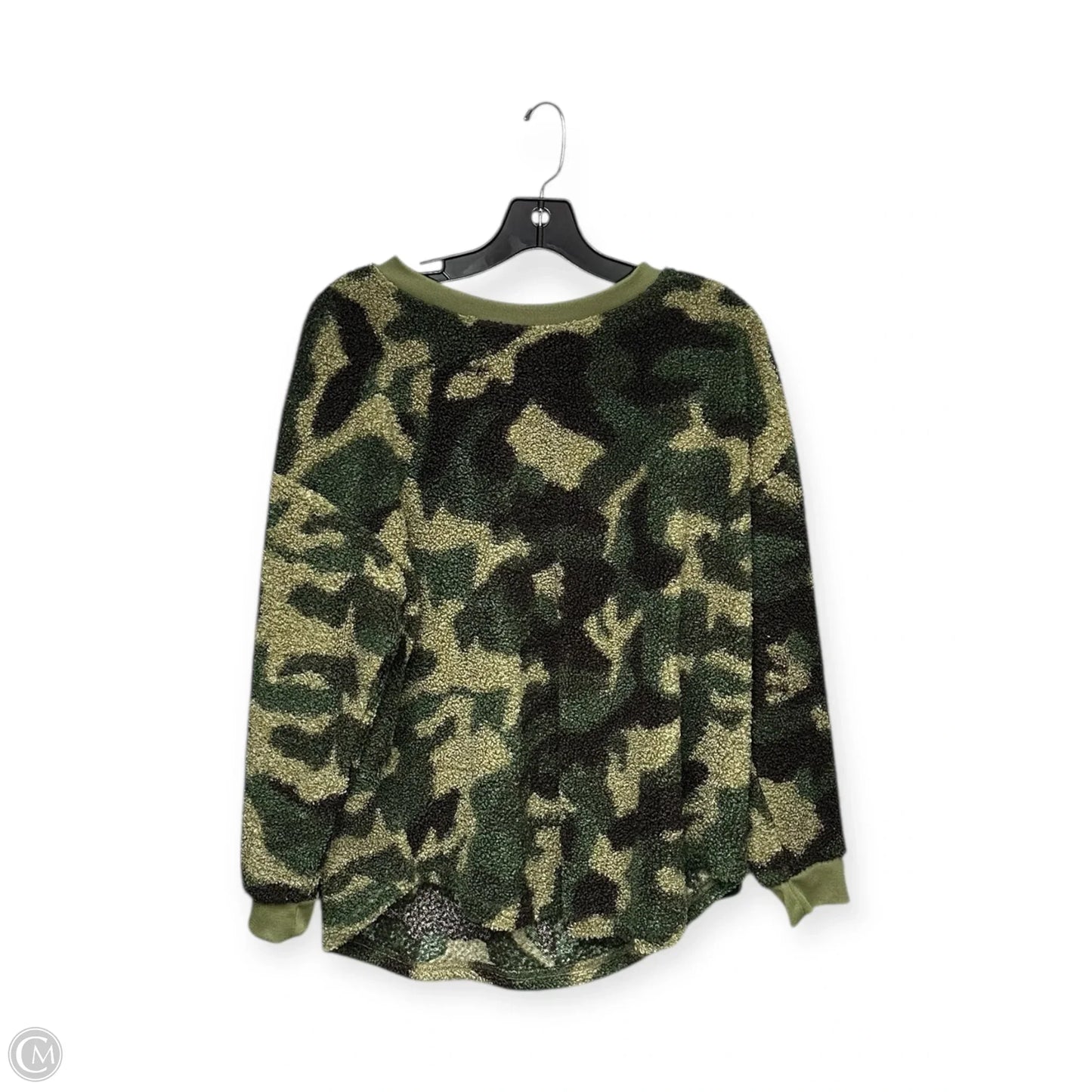 Sweater By Rxb In Camouflage Print, Size: L