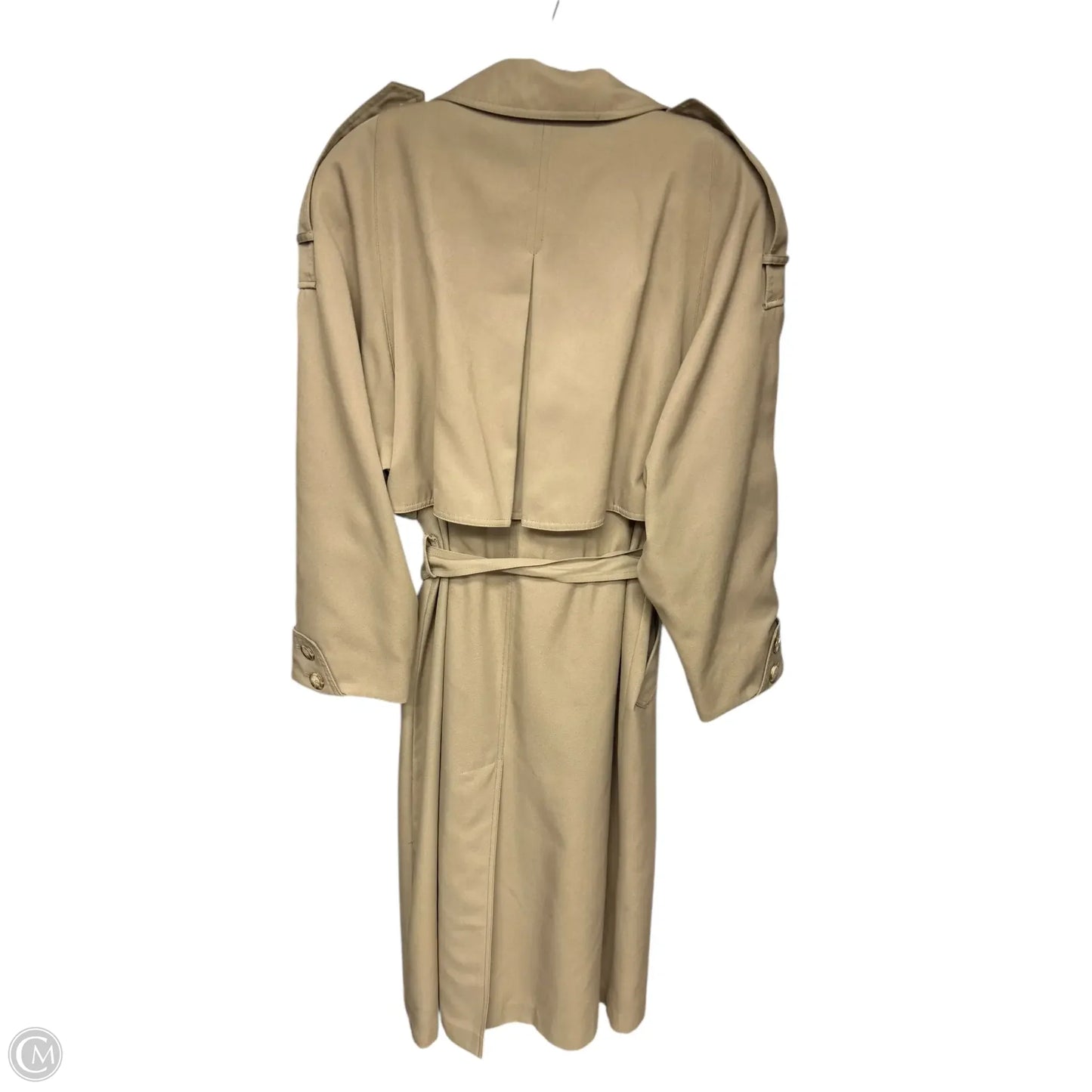 Coat Designer By Neiman Marcus In Tan, Size: 8