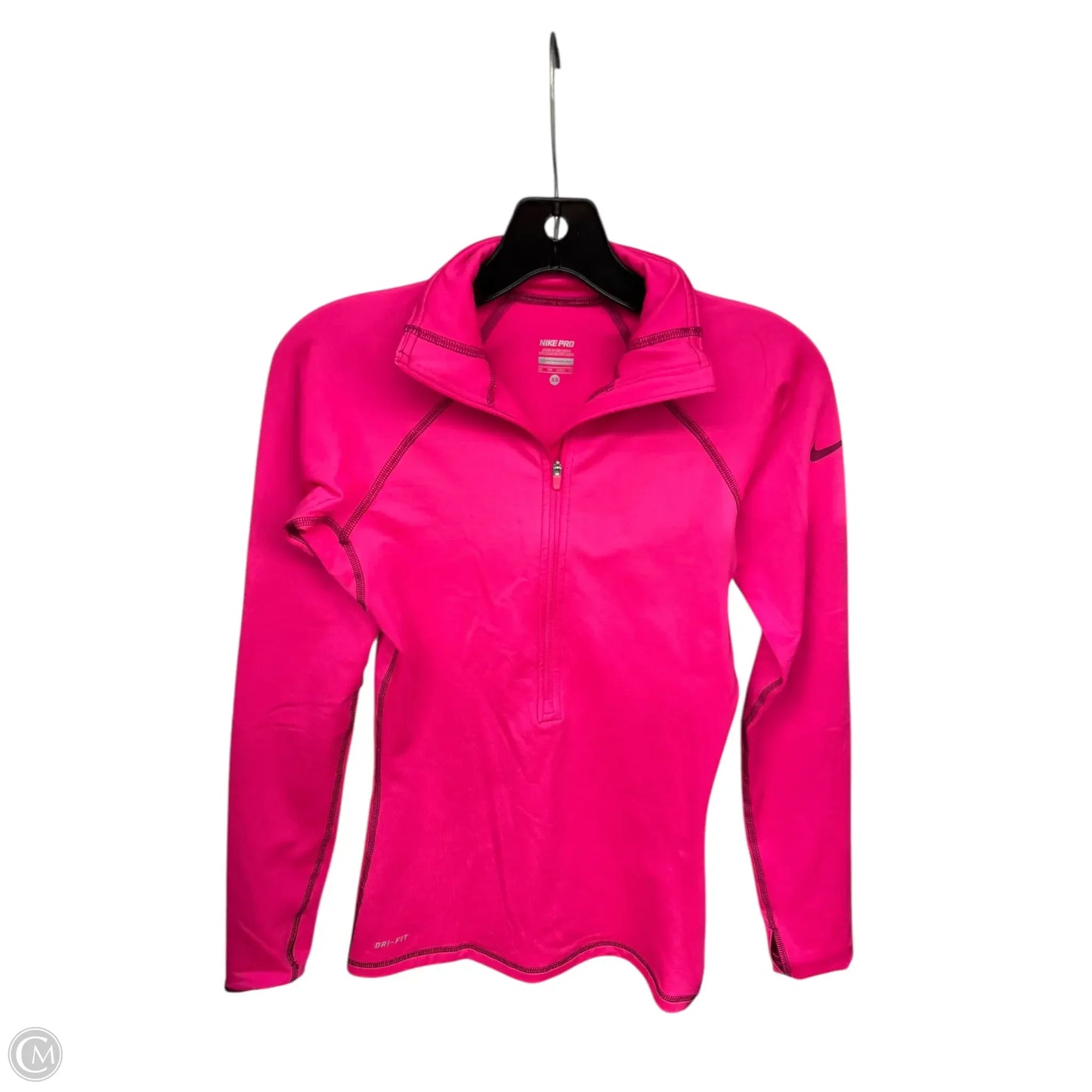 Athletic Sweatshirt Collar By Nike Apparel In Pink, Size: Xs