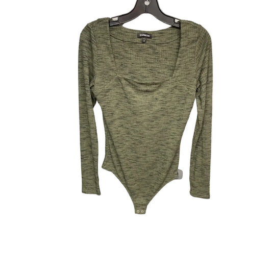 Bodysuit By Express In Green, Size: M