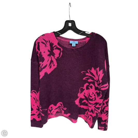 Sweater By Cece In Purple, Size: L