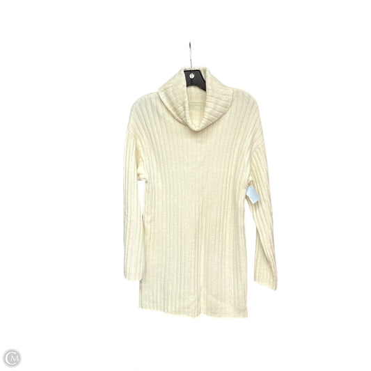 Dress Sweater By Abercrombie And Fitch In White, Size: S