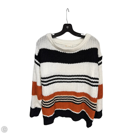 Sweater By Kirundo In Black & White, Size: M