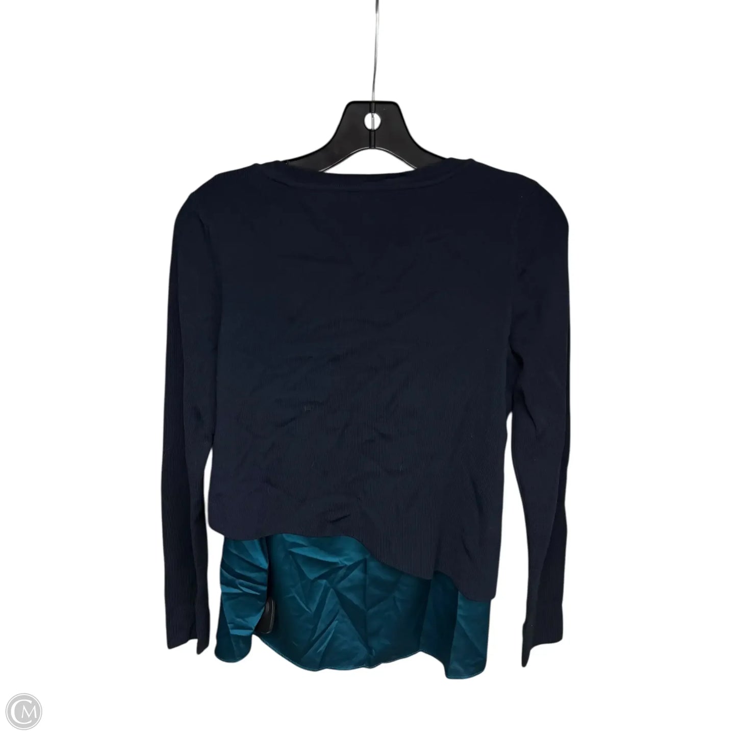 Top Long Sleeve By Club Monaco In Nautical Print, Size: M