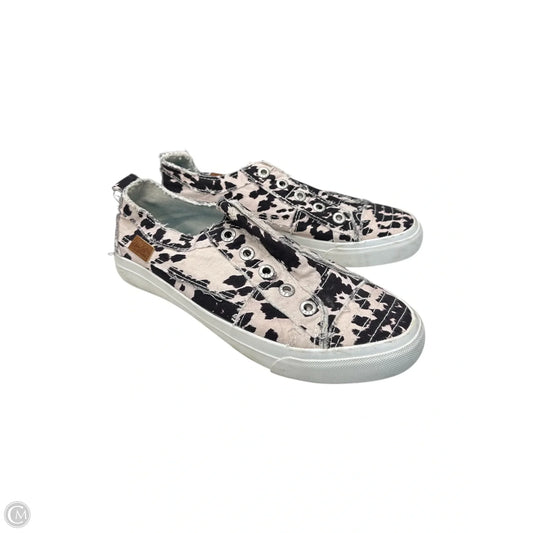 Shoes Flats By Blowfish In Brown & Pink, Size: 8.5