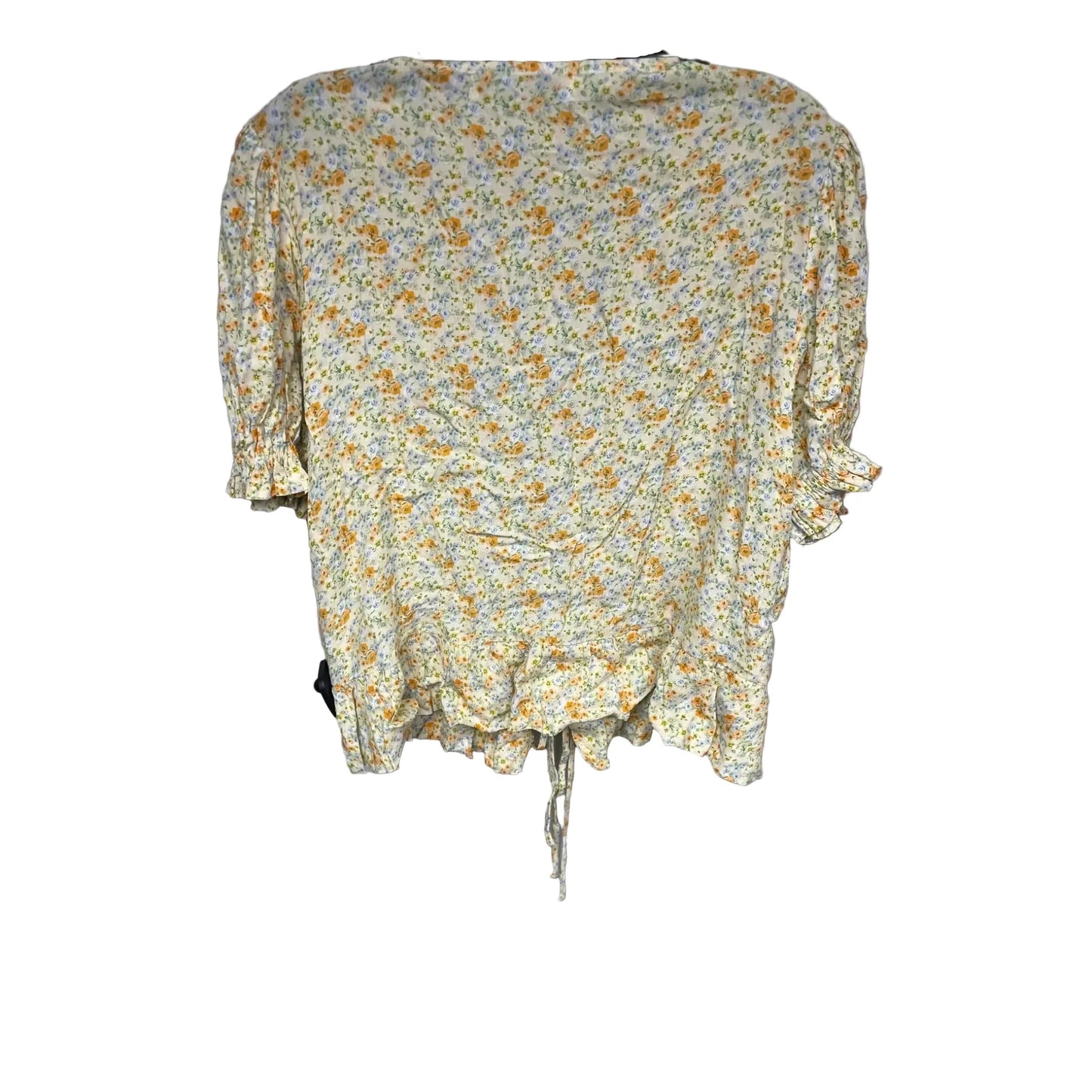 Top Short Sleeve By Sophie Rue In Yellow, Size: Xl