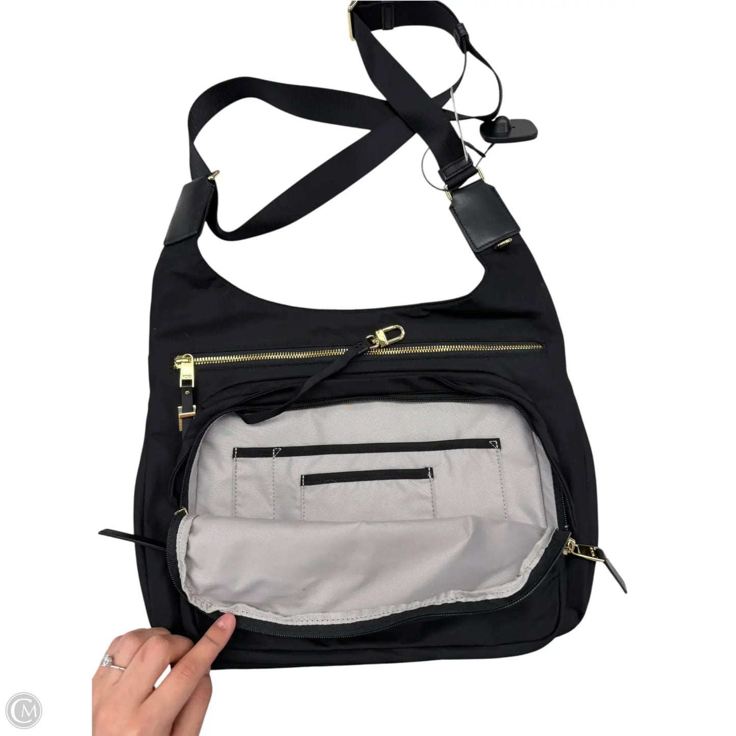 Crossbody Designer By Tumi, Size: Medium