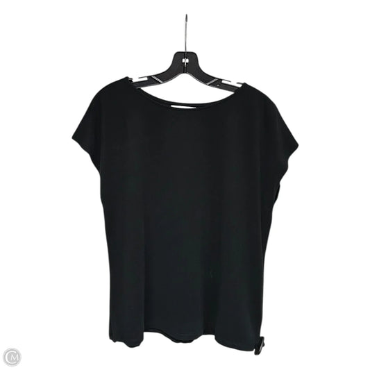 Top Short Sleeve By Nordstrom In Black, Size: Xl