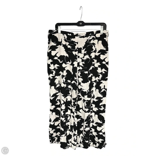 Pants Lounge By Nordstrom In Black & White, Size: L