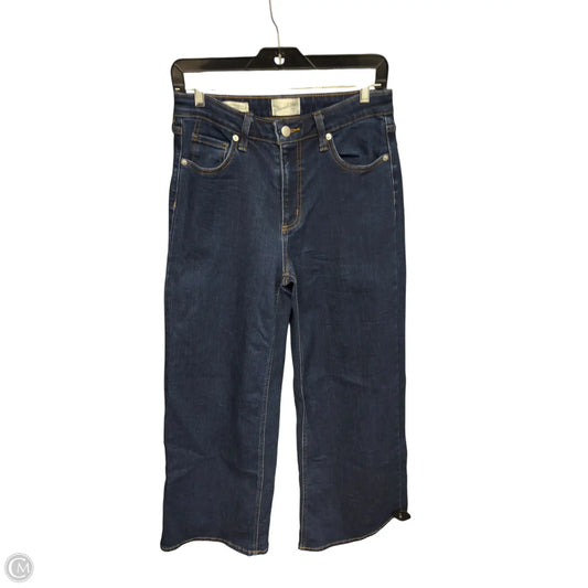 Jeans Wide Leg By Universal Thread In Blue Denim, Size: 8