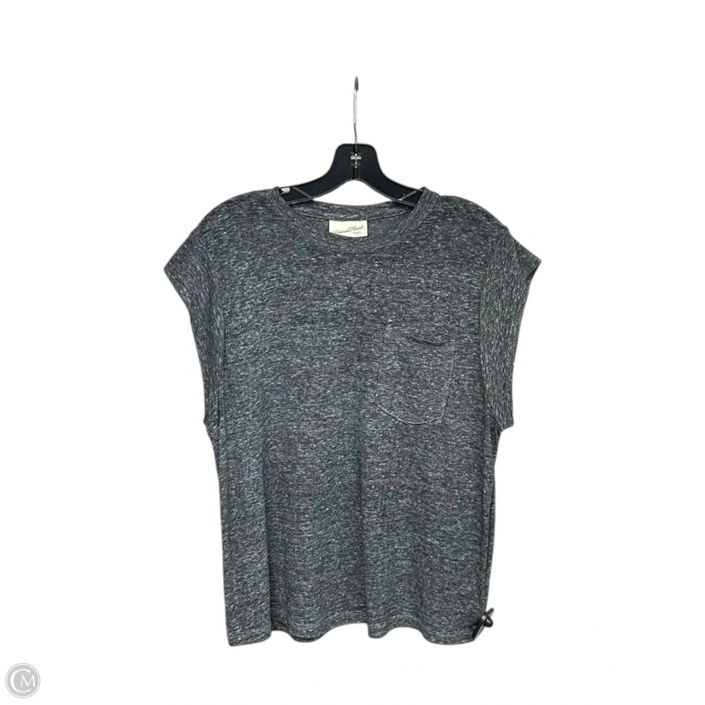Top Sleeveless Basic By Universal Thread In Grey, Size: M