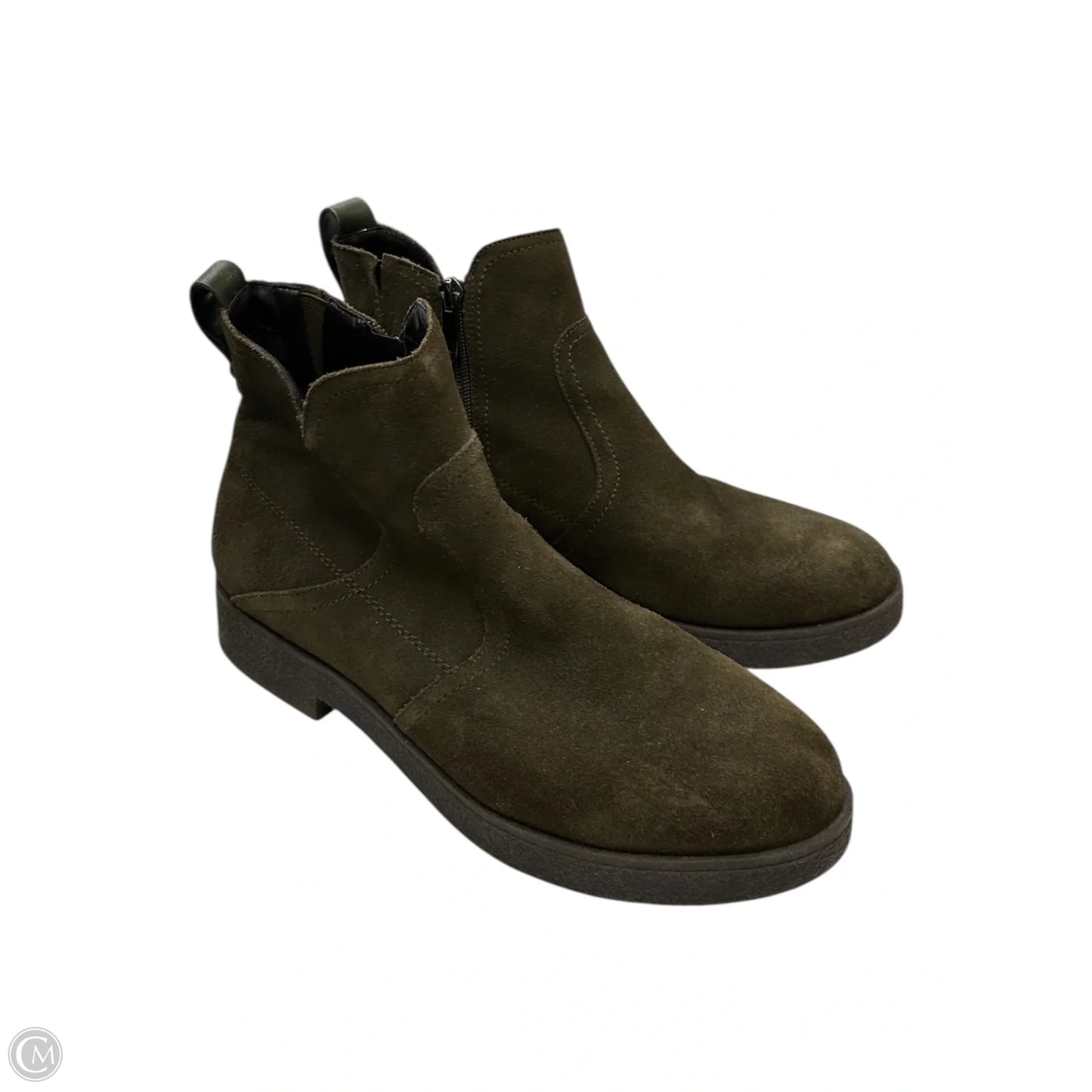Boots Ankle Flats By Easy Spirit In Green, Size: 9