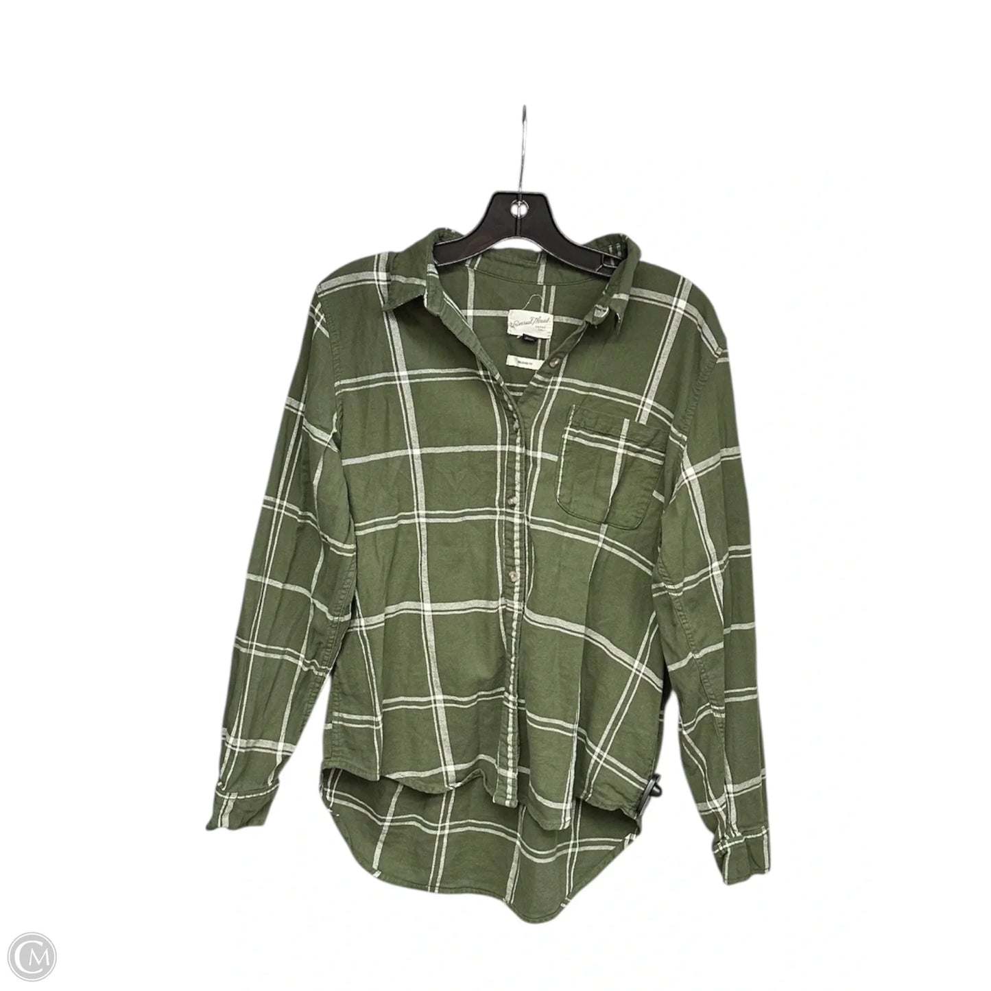 Top Long Sleeve By Universal Thread In Green, Size: M