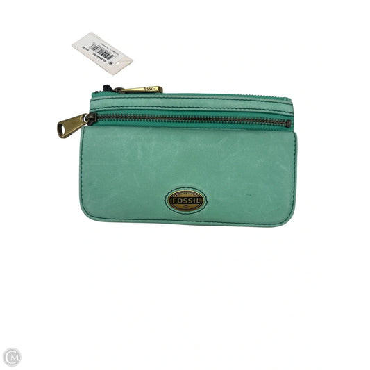 Wallet Leather By Fossil, Size: Large