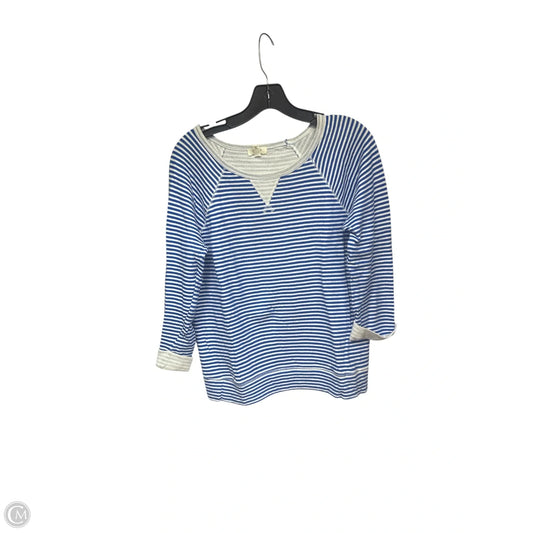 Top Long Sleeve By Joie In Blue & White, Size: Xs