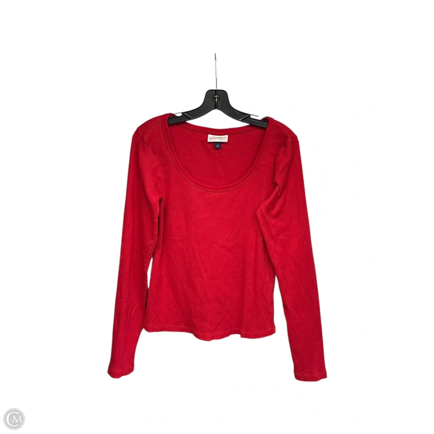 Top Long Sleeve By Universal Thread In Red, Size: M