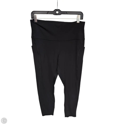 Athletic Leggings By Lululemon In Black, Size: 12