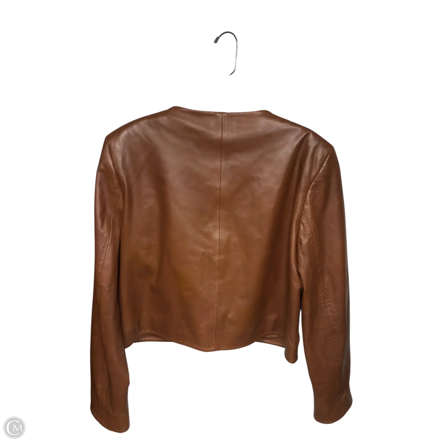 Jacket Moto By Lamarque In Brown, Size: M