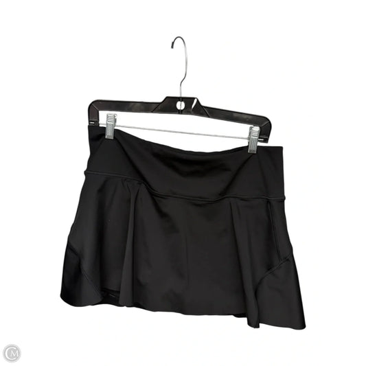 Athletic Skort By Athleta In Black, Size: L