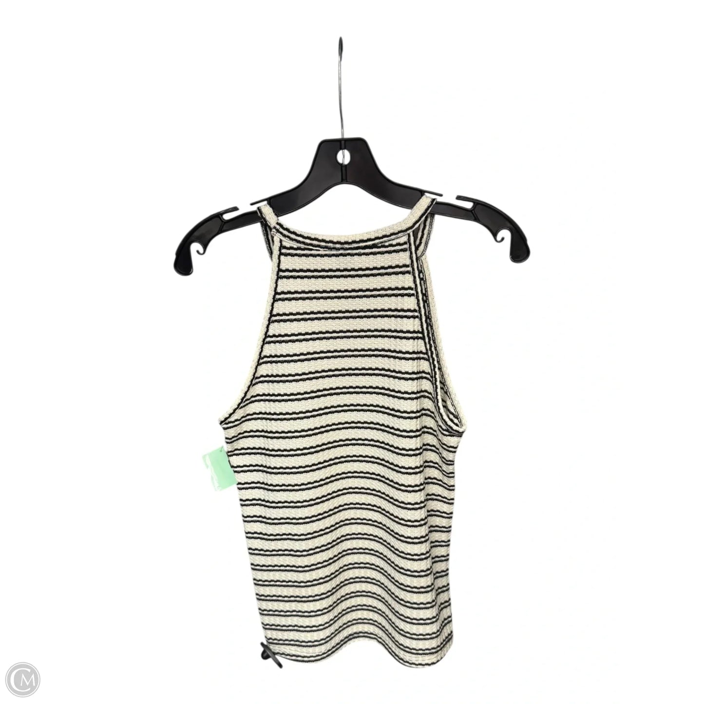 Tank Top By Shein In Black & Cream, Size: M