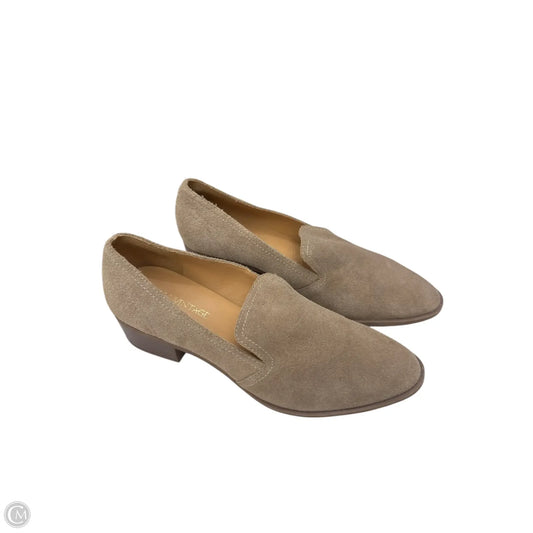 Shoes Heels Block By Crown Vintage In Brown, Size: 11