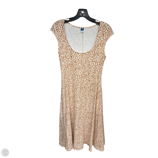 Dress Casual Maxi By Old Navy In Orange & White, Size: Xs