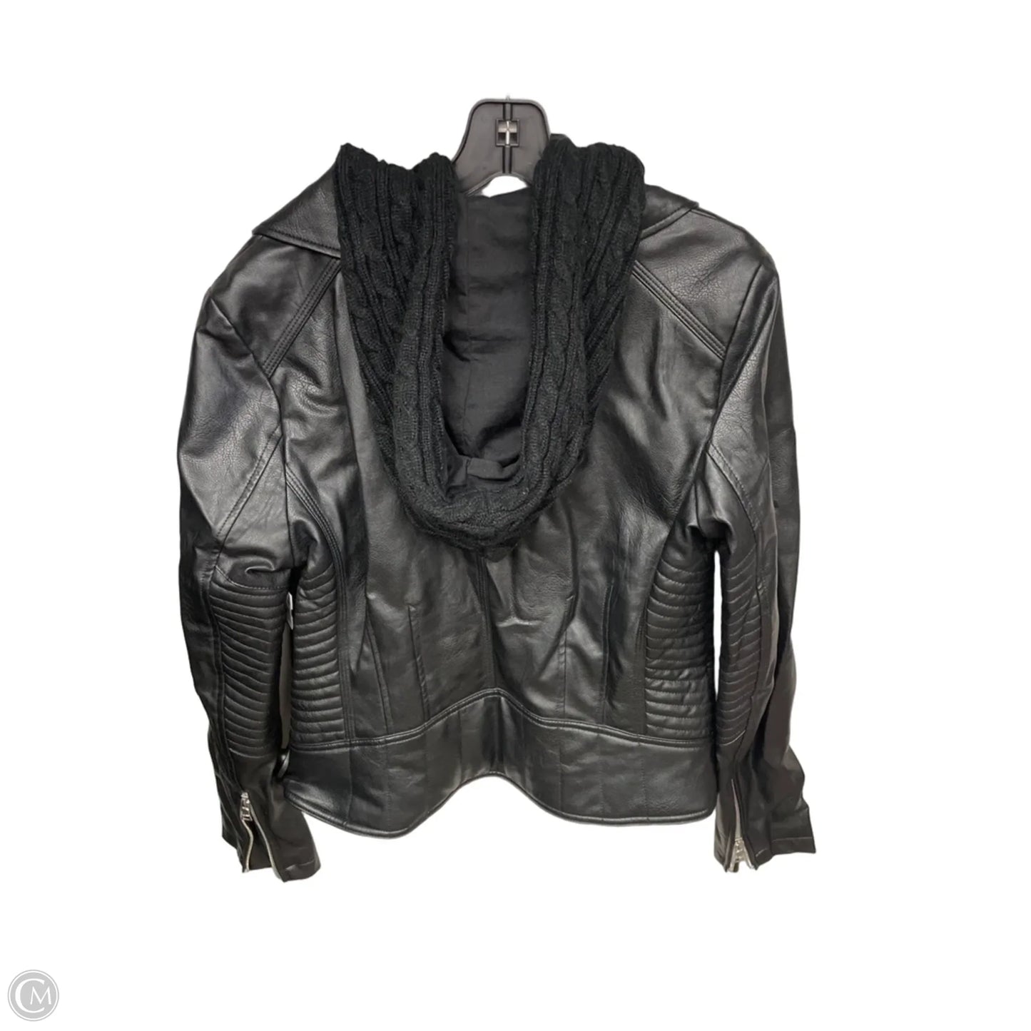 Jacket Moto By Guess In Black, Size: L