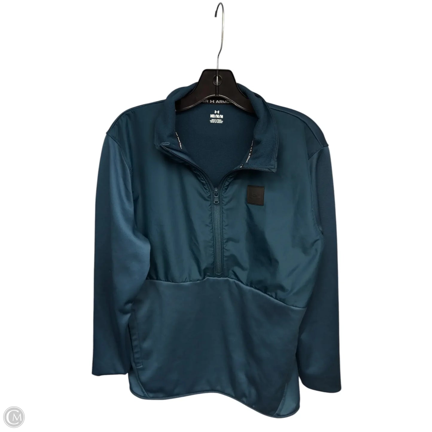 Athletic Jacket By Under Armour In Blue, Size: M