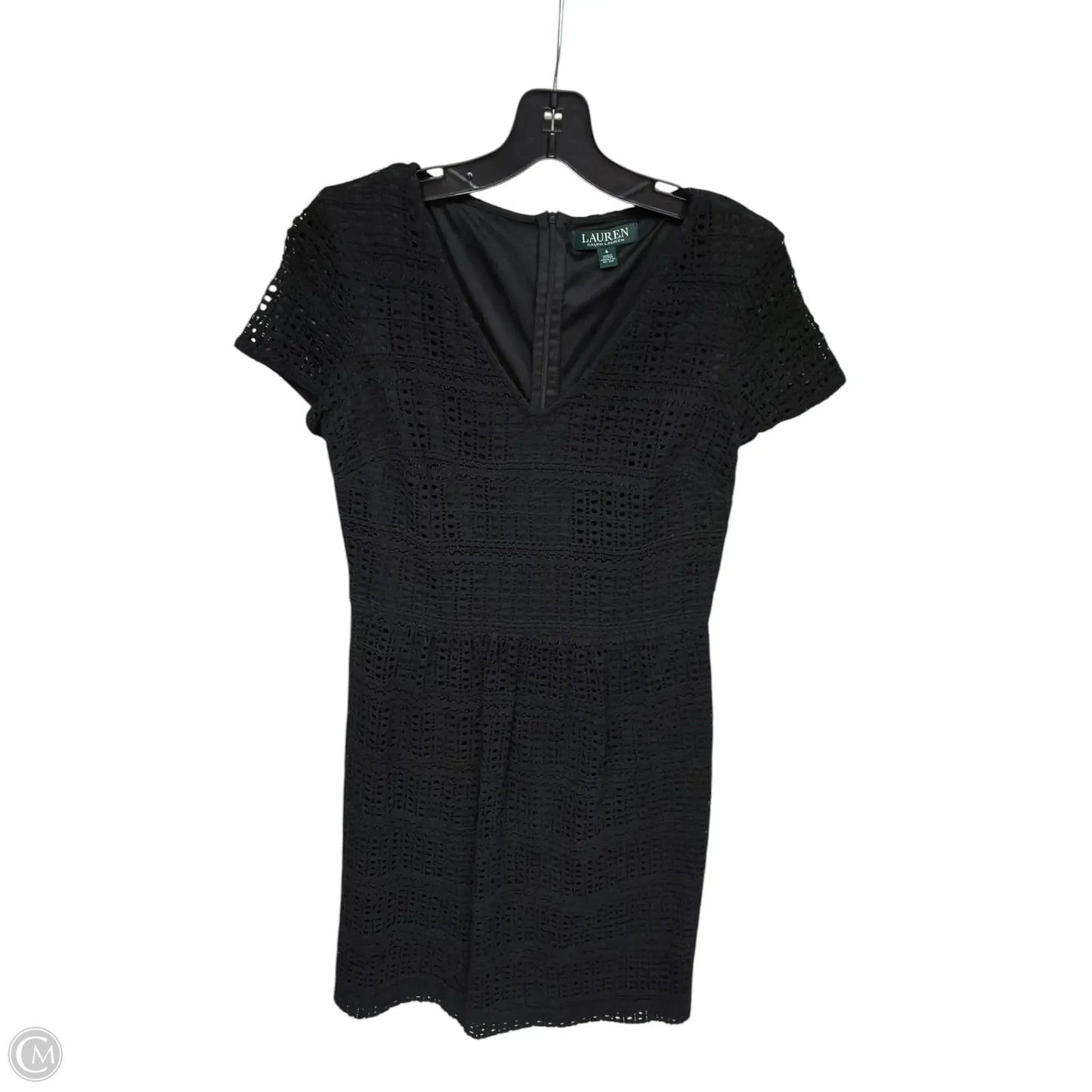 Dress Casual Midi By Lauren By Ralph Lauren In Black, Size: 6
