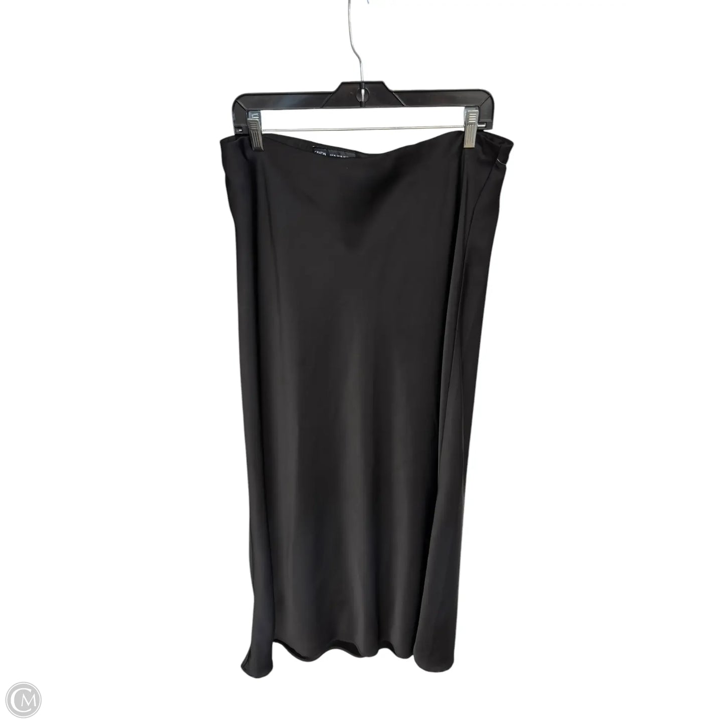 Skirt Maxi By Zara In Black, Size: Xl