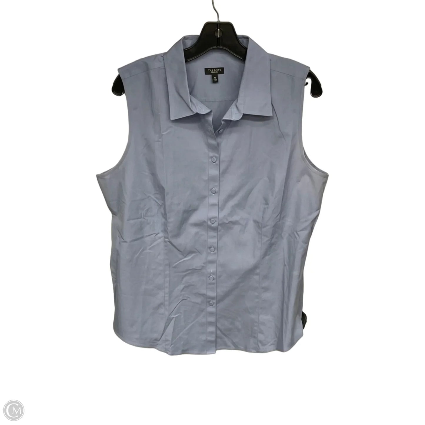 Top Sleeveless By Talbots In Blue, Size: 16
