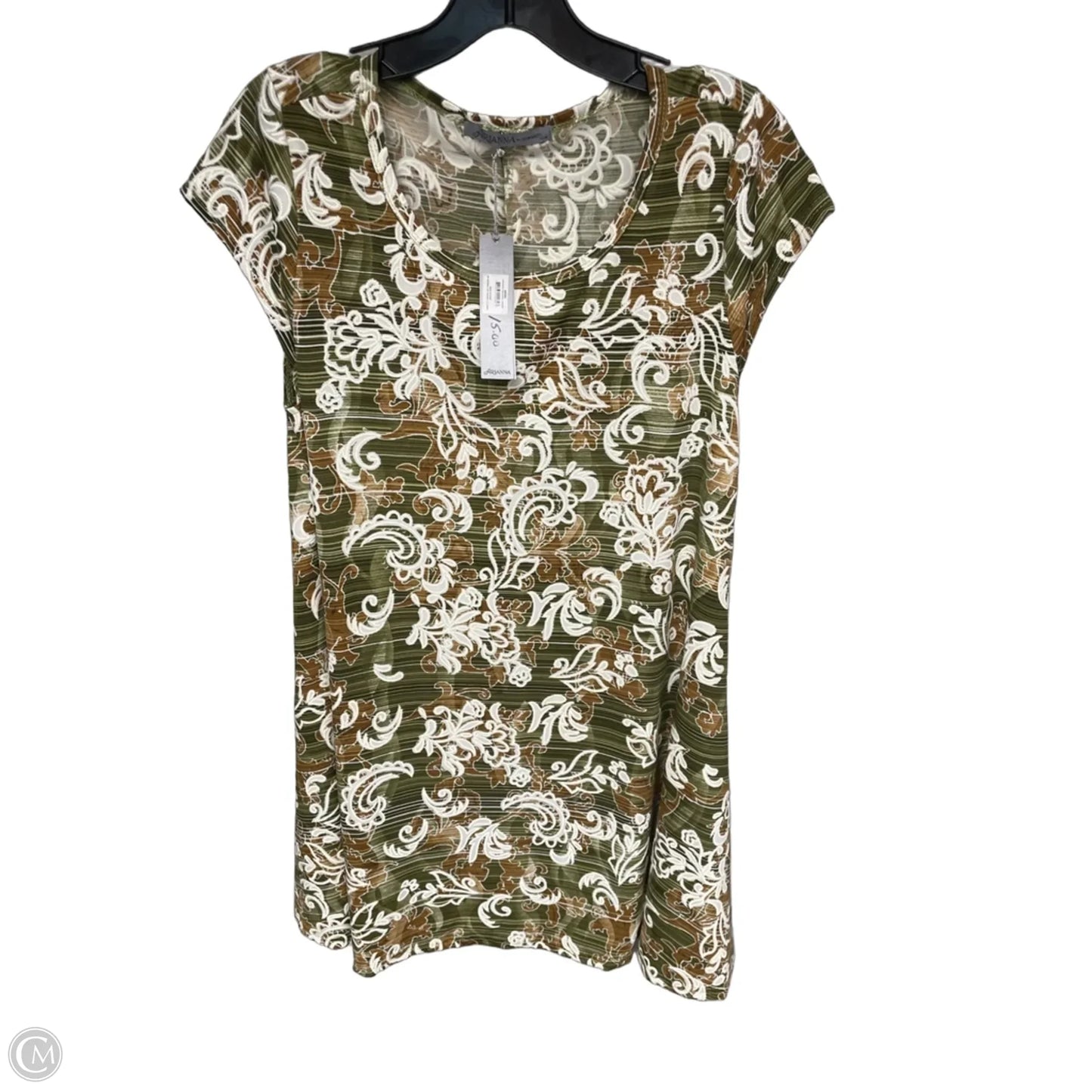 Dress Casual Midi By Arianna In Green, Size: Sp