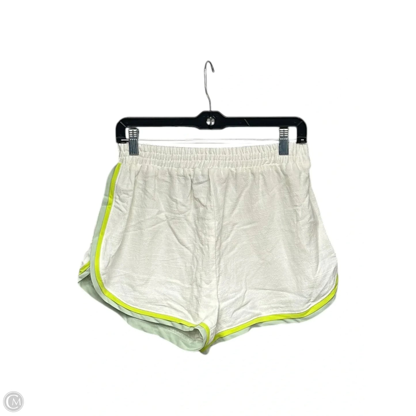 Shorts By Fore In White & Yellow, Size: M