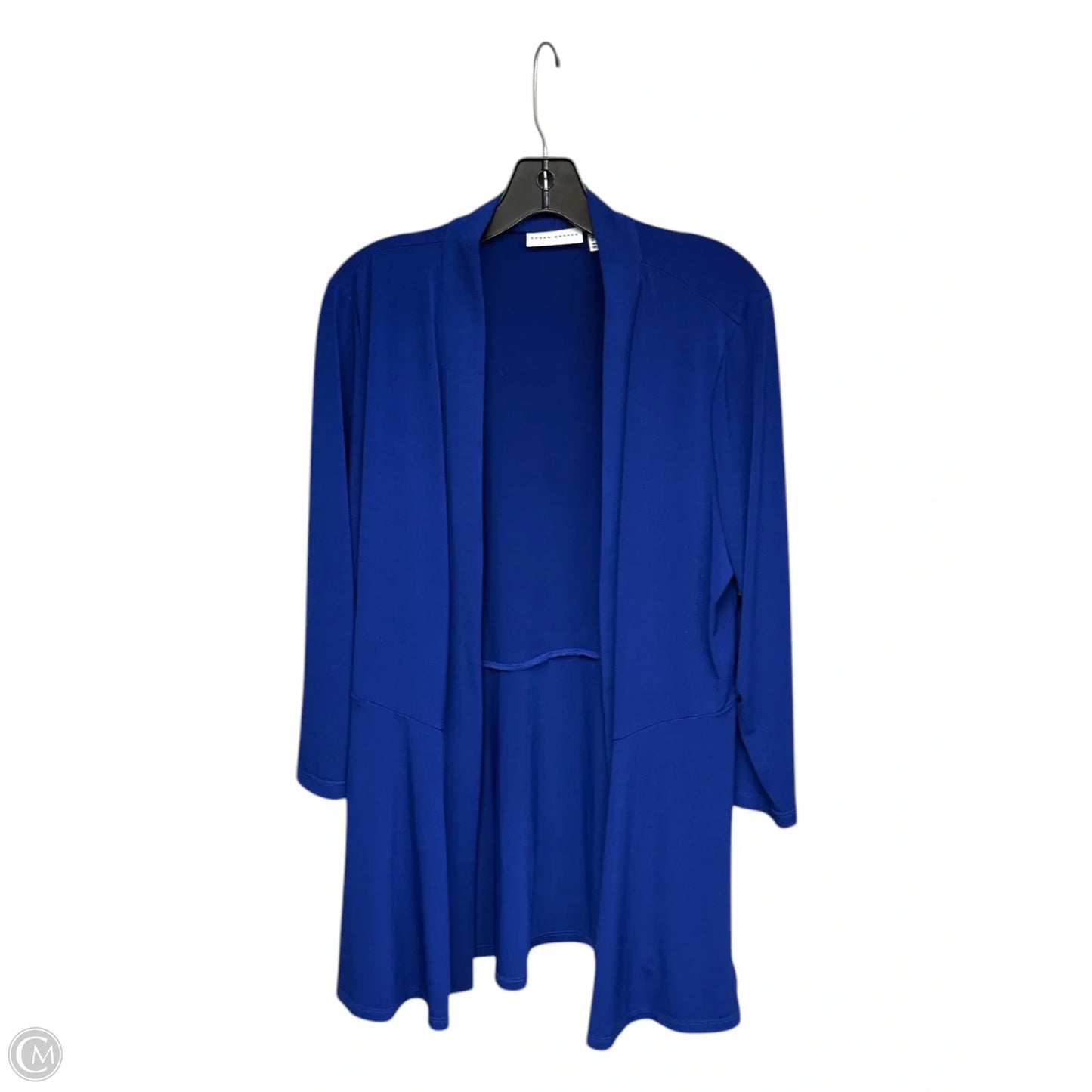 Cardigan By Susan Graver In Blue, Size: L