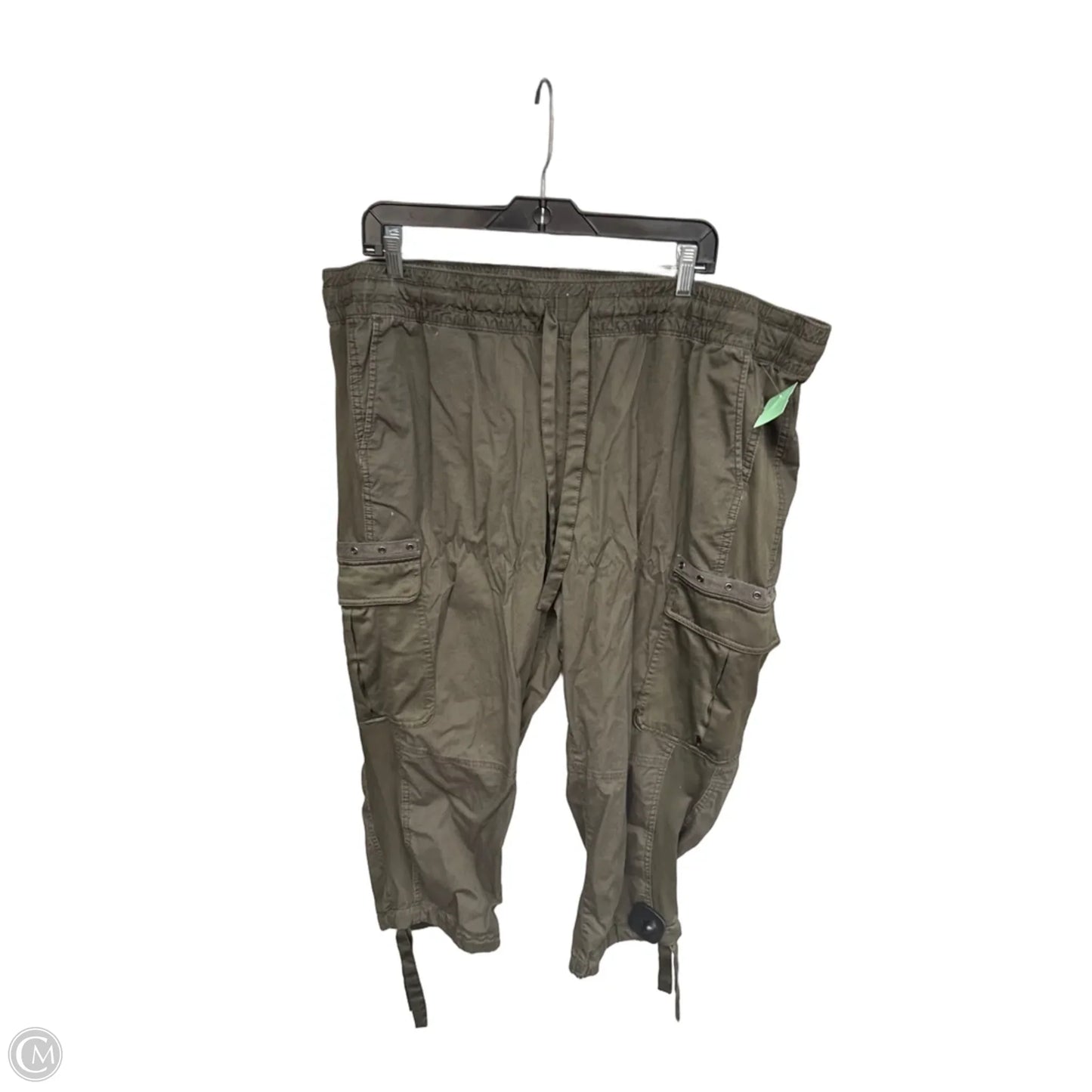 Capris By Lane Bryant In Green, Size: 22