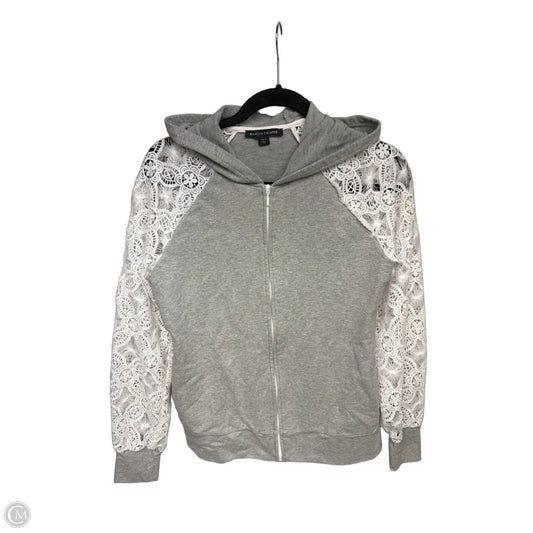 Sweatshirt Hoodie By Boston Proper In Grey, Size: S