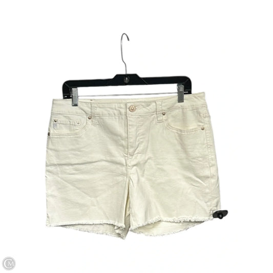 Shorts By 7 For All Mankind In White Denim, Size: 10